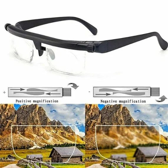 Adjustable Glasses for Close & Distant Vision - VisiFlex