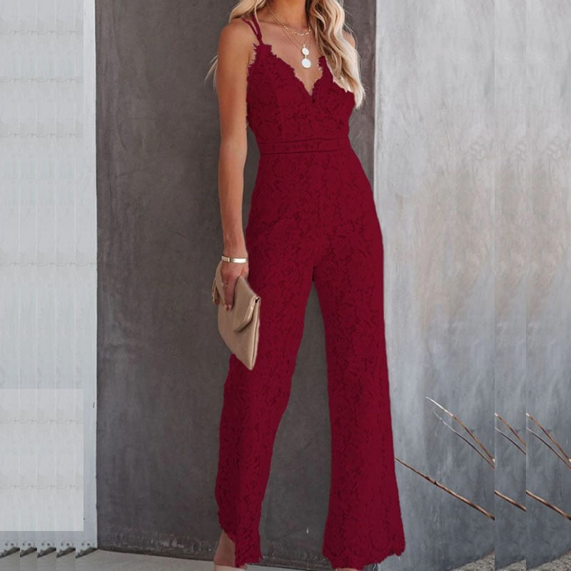 Airy & Fashionable Women's Ibiza Jumpsuit with High Waist – Amira