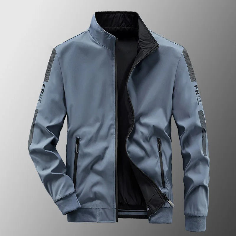 Reversible waterproof men's autumn jacket – Thijs