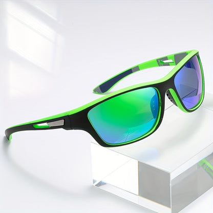 Sporty men's sunglasses with polarized lenses & UV400 protection – Vayron