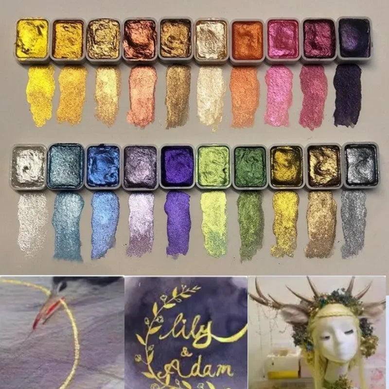 Mineral Pigment Powders - Ignite Your Art with Radiant Shimmering Color 1