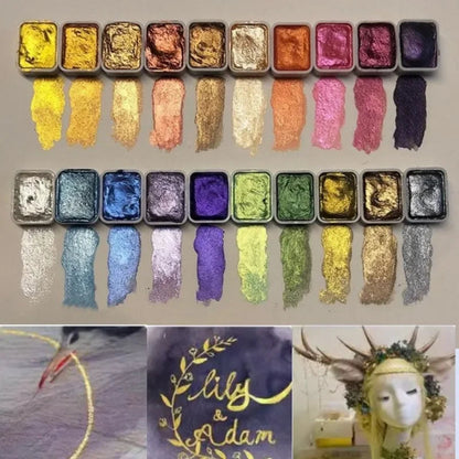 Mineral Pigment Powders - Ignite Your Art with Radiant Shimmering Color 1
