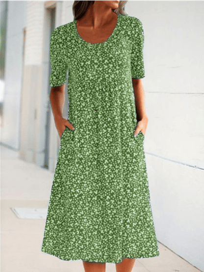 Stylish Floral Print Dress - Eva | The Perfect Light Summer Dress!