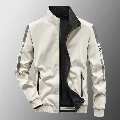 Reversible waterproof men's autumn jacket – Thijs