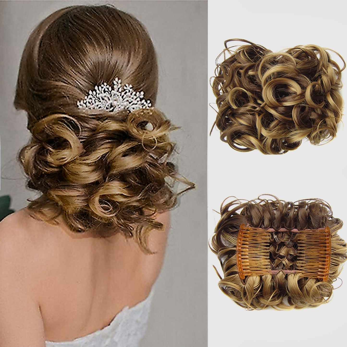 Curly Knot Hair Extension – FluffyFix