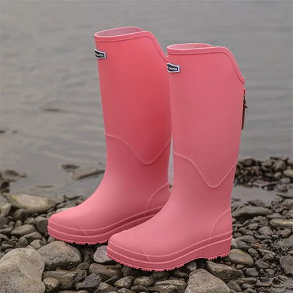 Ladies waterproof rain boots made of PVC with non-slip sole – Corina
