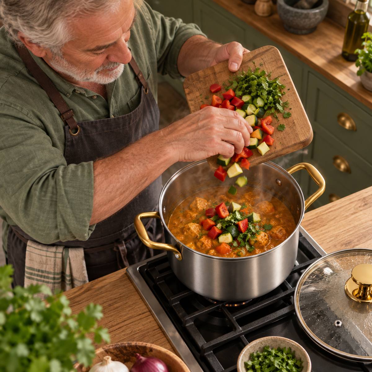 Titanium Cooking Pot with Lid, PFAS-Free, Chemical-Coating Free 7