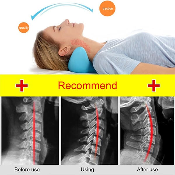 Ergonomic Neck Massage Cushion without Power – NeckEase Stretch