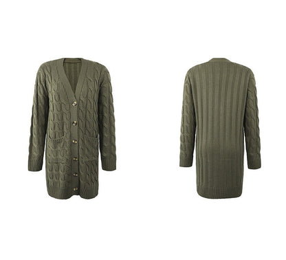 Ladies' knitted cardigan with pockets – Noelle
