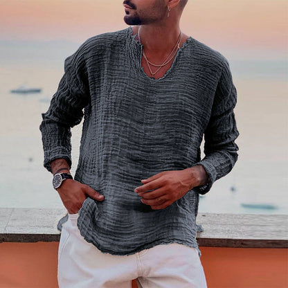 Breathable men's T-shirt with crew neck – Soren
