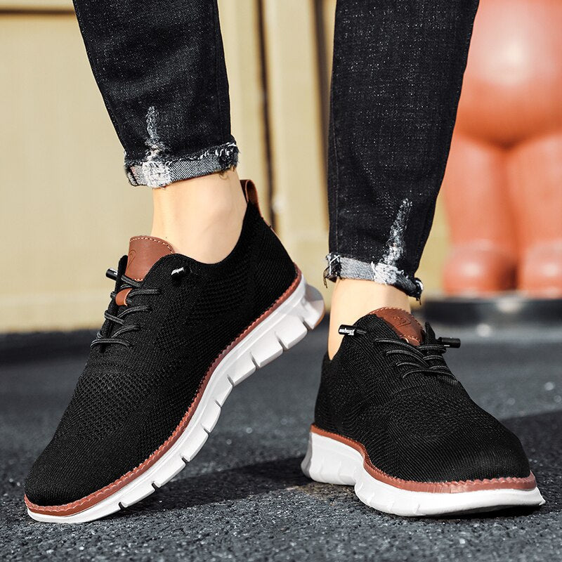 Men's breathable mesh autumn shoes – Colin