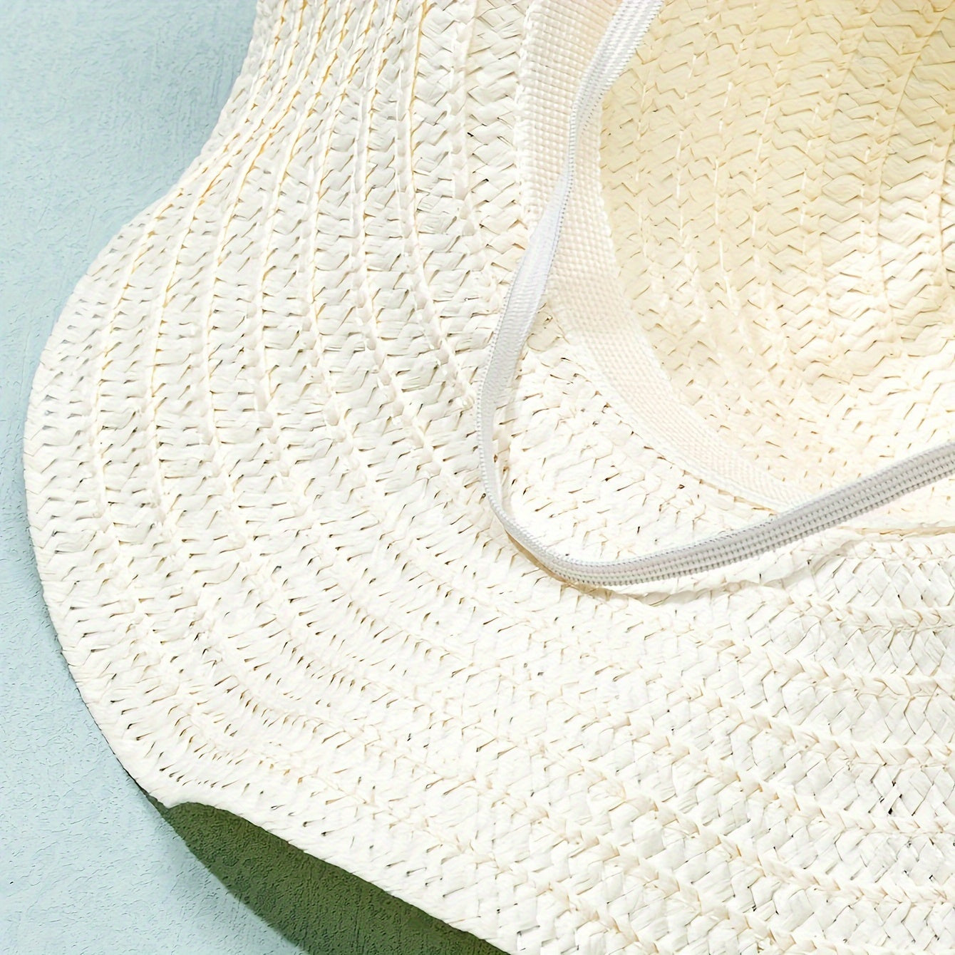 Ladies' summer straw hat with flower and fruit details – Solène