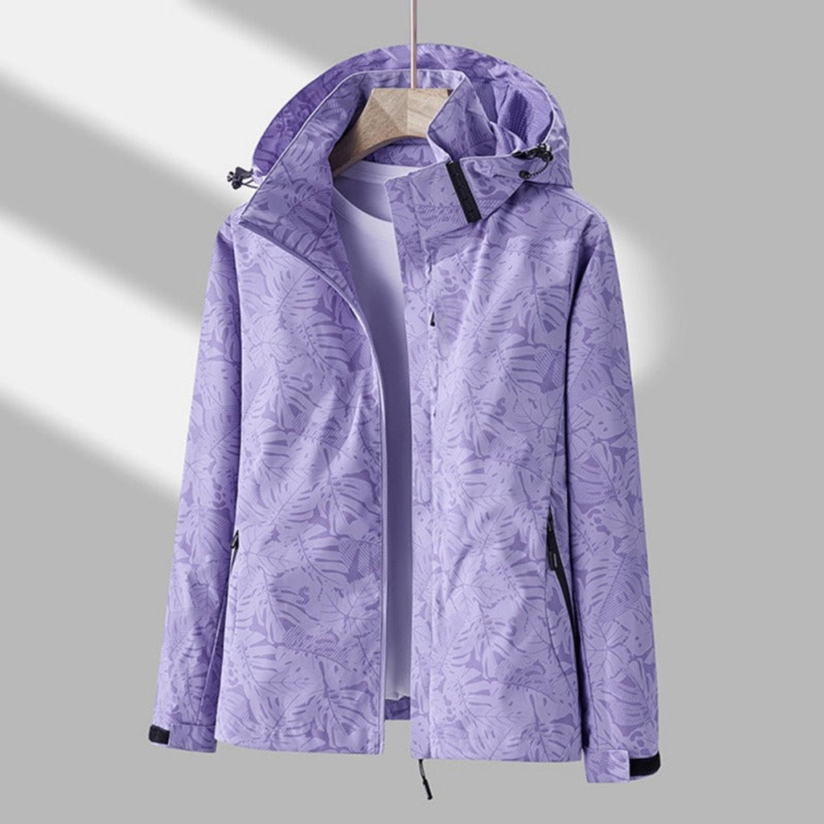 Women's Waterproof Windproof Hooded Lightweight Jacket 2