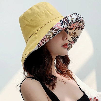 Ladies' sun hat with wide brim - Emilia