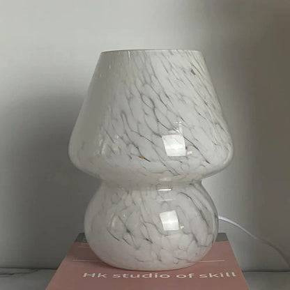 Aesthetic Glass Mushroom Lamp - LumiMush