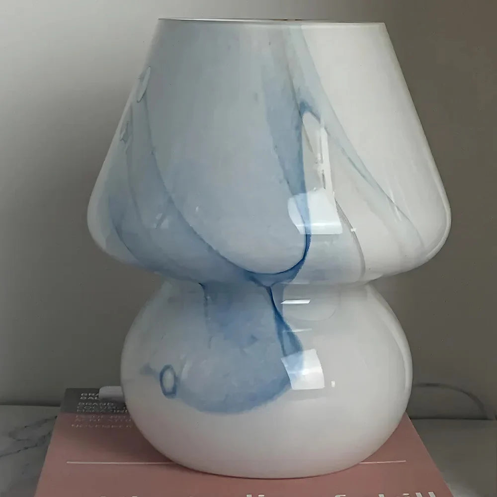 Aesthetic Glass Mushroom Lamp - LumiMush