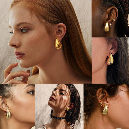 Droplet-shaped Earrings - GlimmerDrops