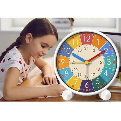 Playful Children's Alarm Clock with Educational Puzzle Function - Tocki
