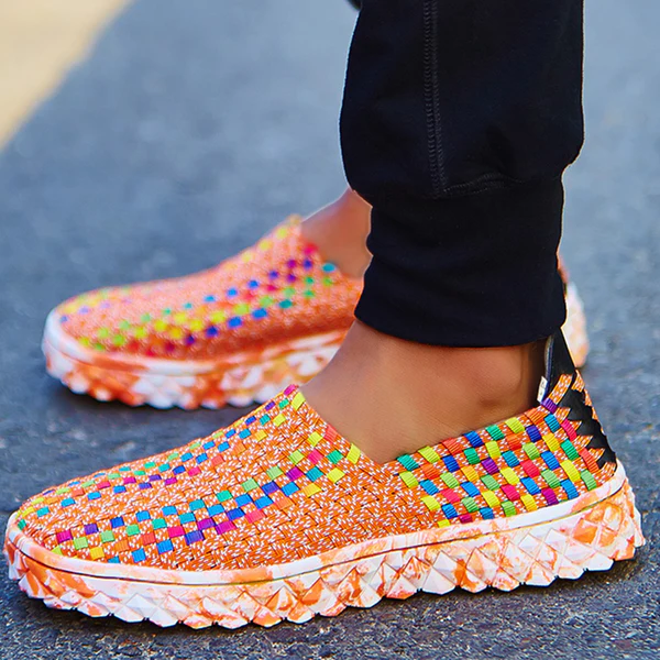 Recycled women's comfort sneakers with memory foam - Eliana