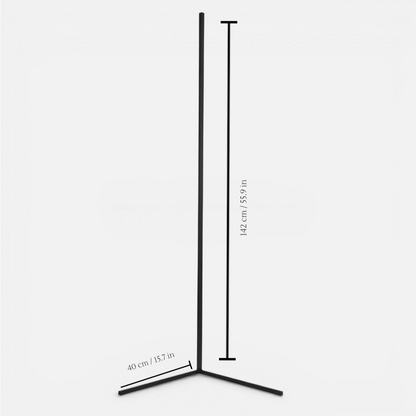 Dimmable LED Corner Floor Lamp with Remote Control 10