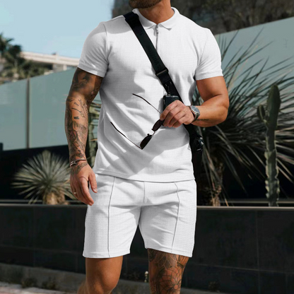 Men's Zomerset with button-front shirt and shorts – Ruben