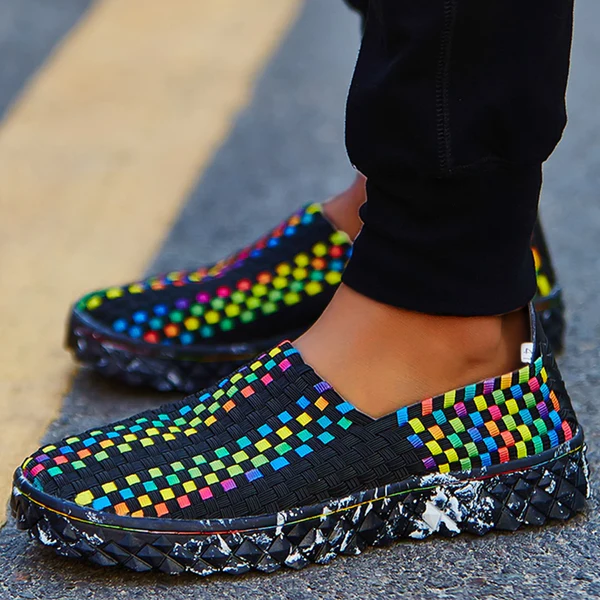 Recycled women's comfort sneakers with memory foam - Eliana