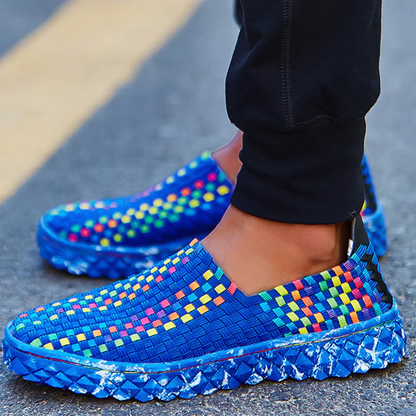 Recycled women's comfort sneakers with memory foam - Eliana