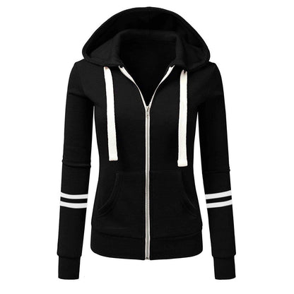Women's wool zip-up hoodie - Beatrice