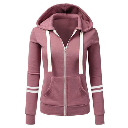 Women's wool zip-up hoodie - Beatrice