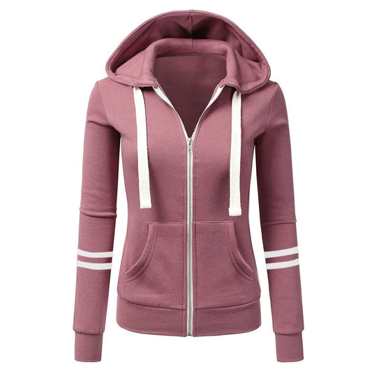 Women's wool zip-up hoodie - Beatrice