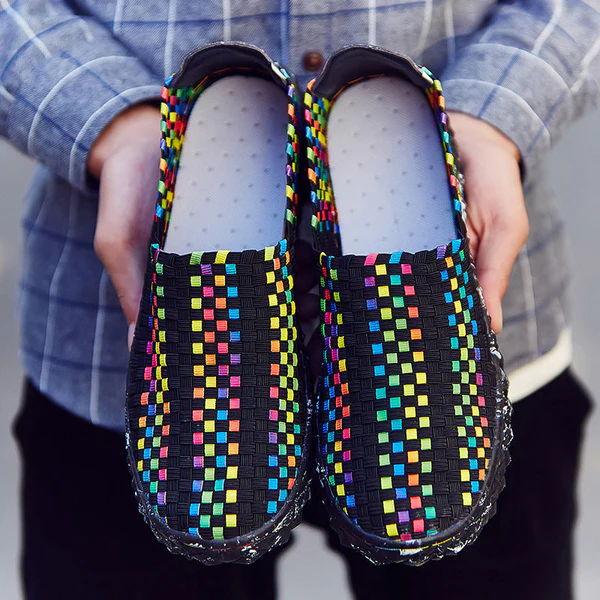 Recycled women's comfort sneakers with memory foam - Eliana