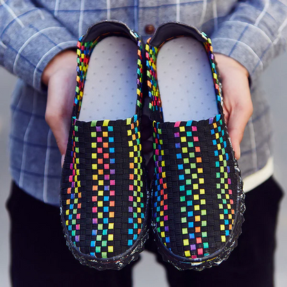 Recycled women's comfort sneakers with memory foam - Eliana