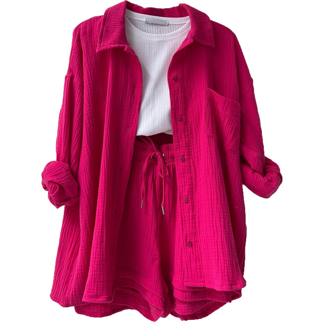 Trendy Cotton Summer Suit Ladies – Faylin