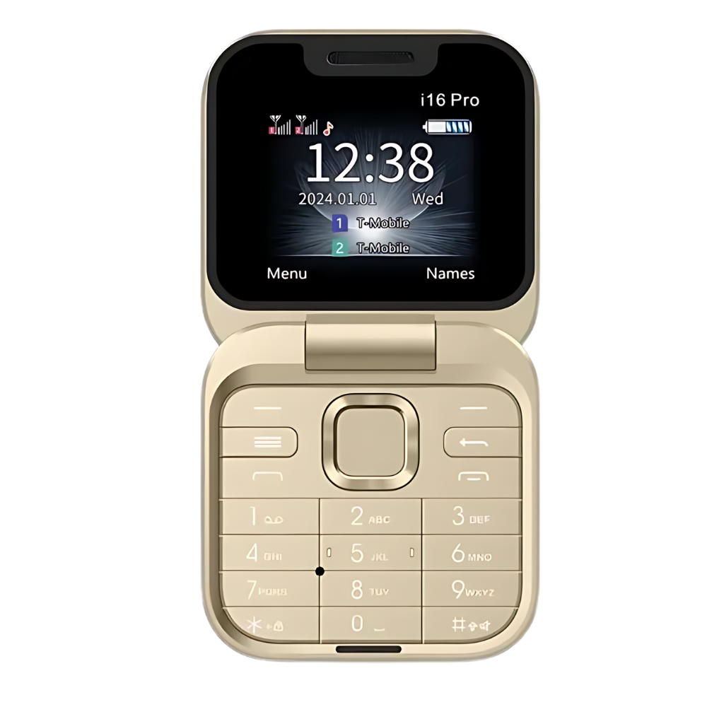 Compact flip phone Dual SIM - FlexFold