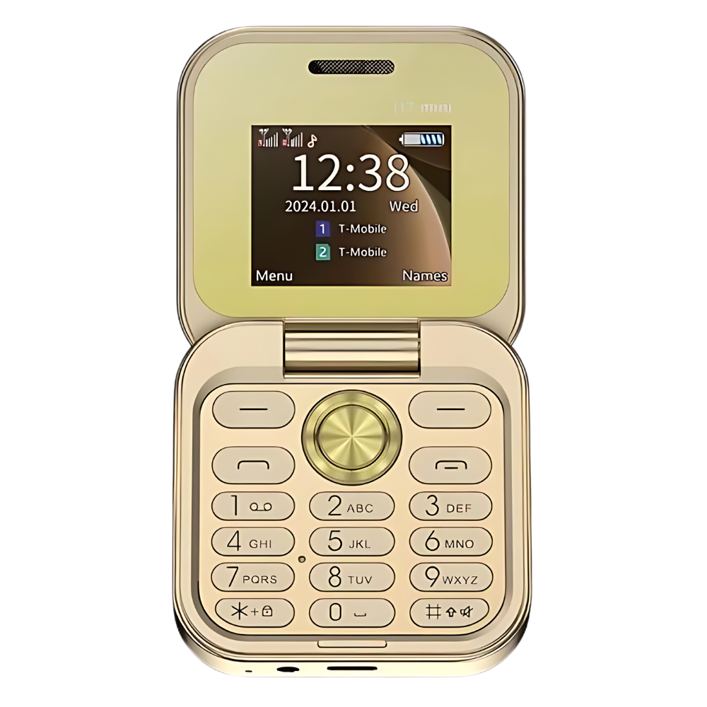 Compact flip phone Dual SIM - FlexFold