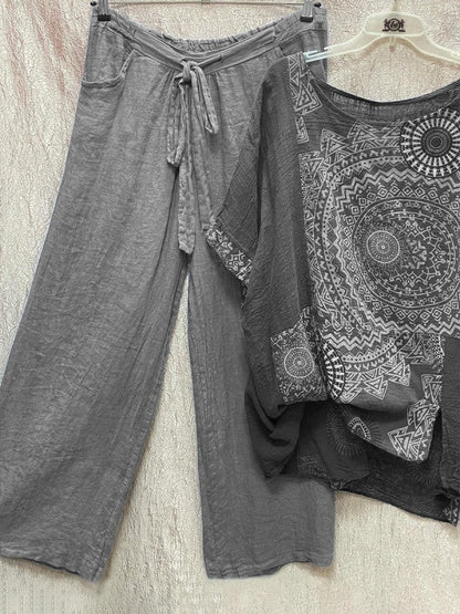 Lightweight Two-Piece Ladies Summer Set - Yara