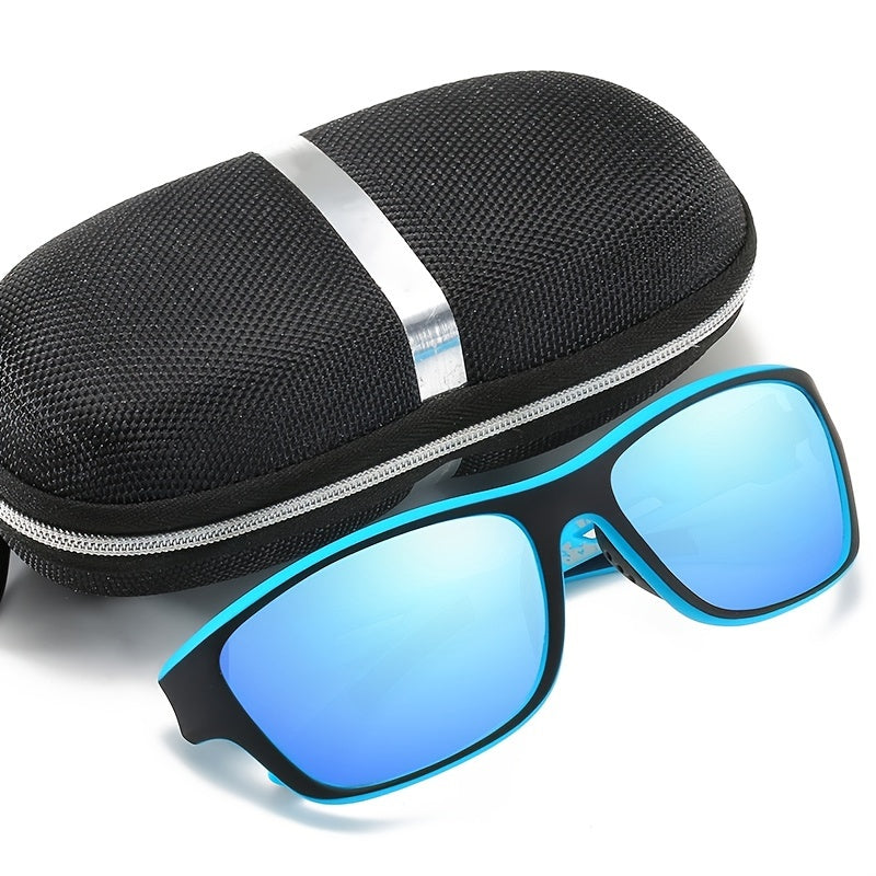 Sporty men's sunglasses with polarized lenses & UV400 protection – Vayron