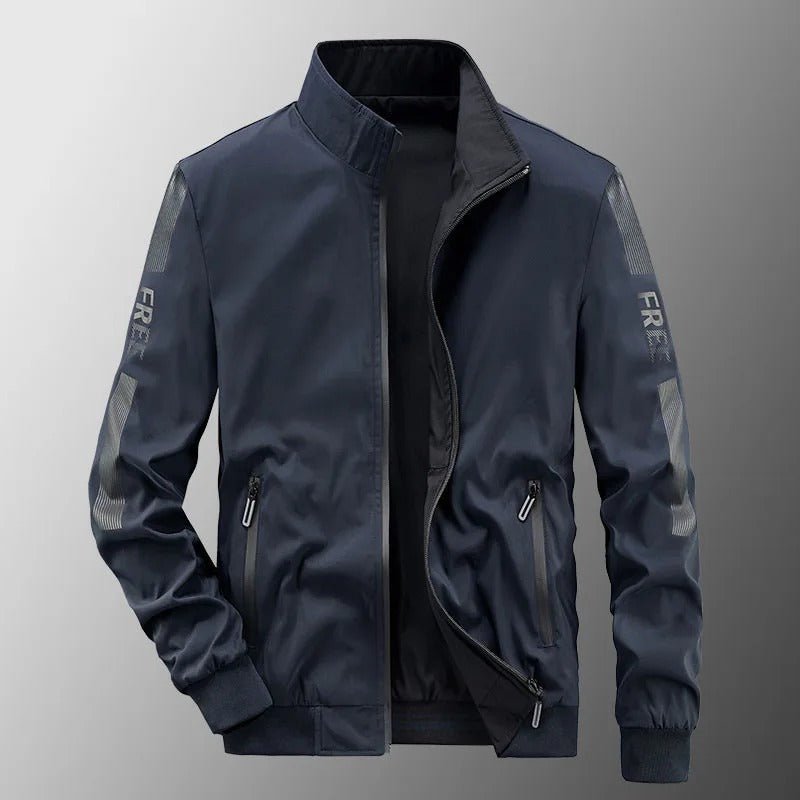 Reversible waterproof men's autumn jacket – Thijs