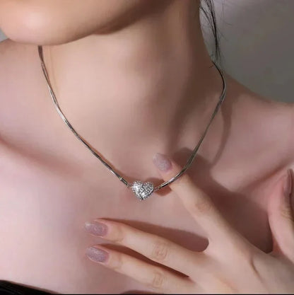 Magnetic Love Patchwork Necklace Set 5