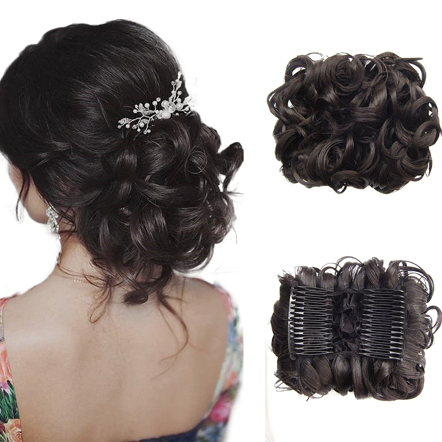 Curly Knot Hair Extension – FluffyFix