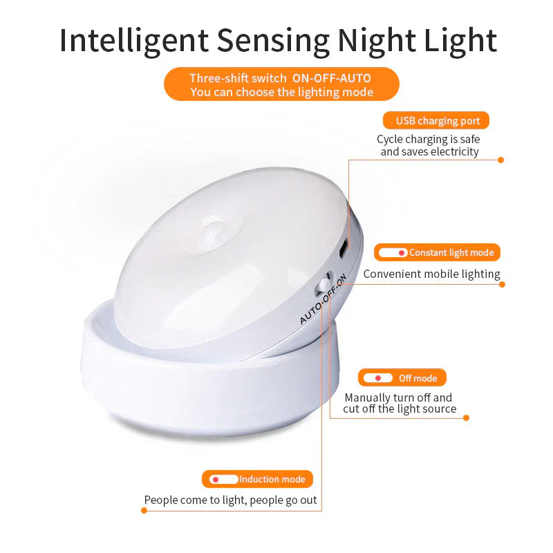 Smart Motion Sensor Night Light - Elara