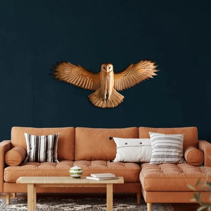 Wooden Wall Decoration – Owl “Majestic”