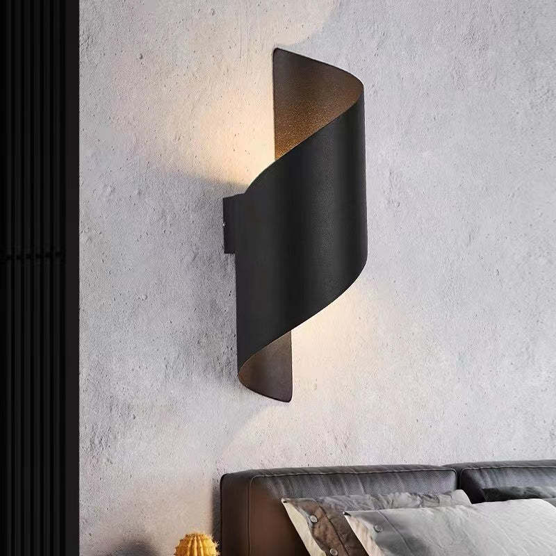 Modern Spiral LED Wall Lamp – TwistLight