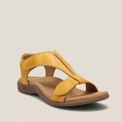 Orthopaedic ladies' sandals with wedge heel & comfort sole – Eleni