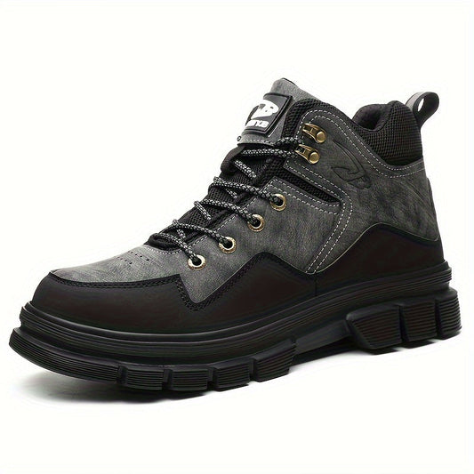 Men's safety shoes mid-cut with reinforced toe cap & sole – Auron