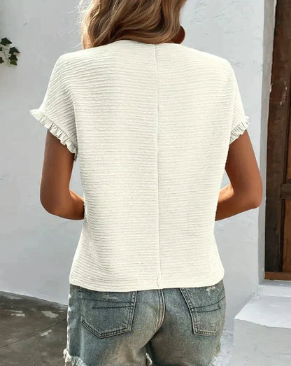 Soft cotton women's T-shirt – Élodie