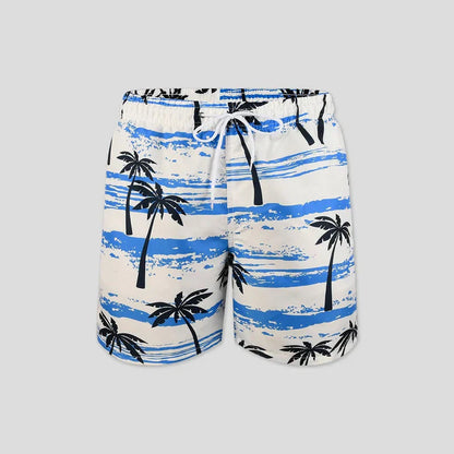 Light summer shorts with palm print for men – Nico