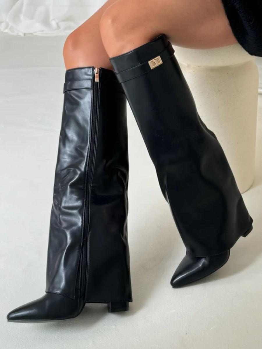 Elegant Women's Shoes in High Quality - Golden Details 10