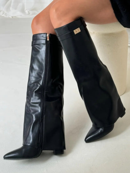 Elegant Women's Shoes in High Quality - Golden Details 10