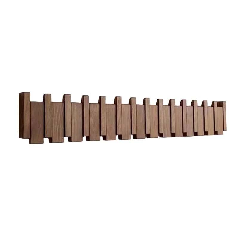 Piano-Style Wall Coat Rack for the Home – Elegant Storage Display 1